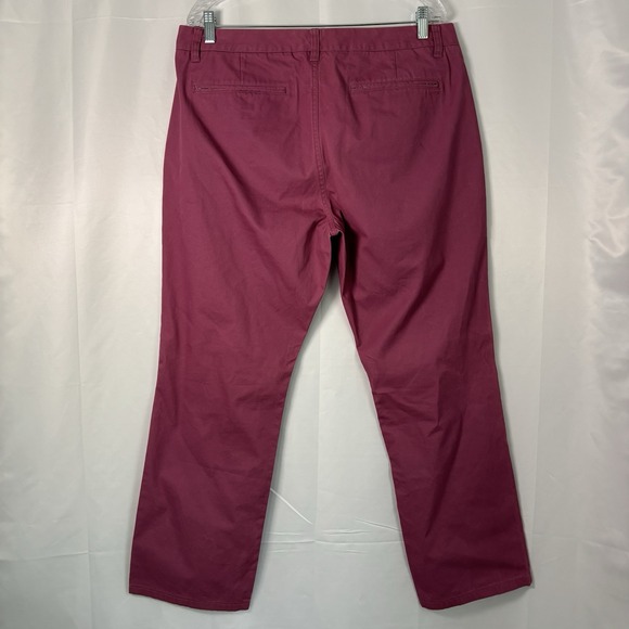 Bonobos‎ Men's Cotton Straight Leg Chino Pants Berry 36x32 - Picture 2 of 6